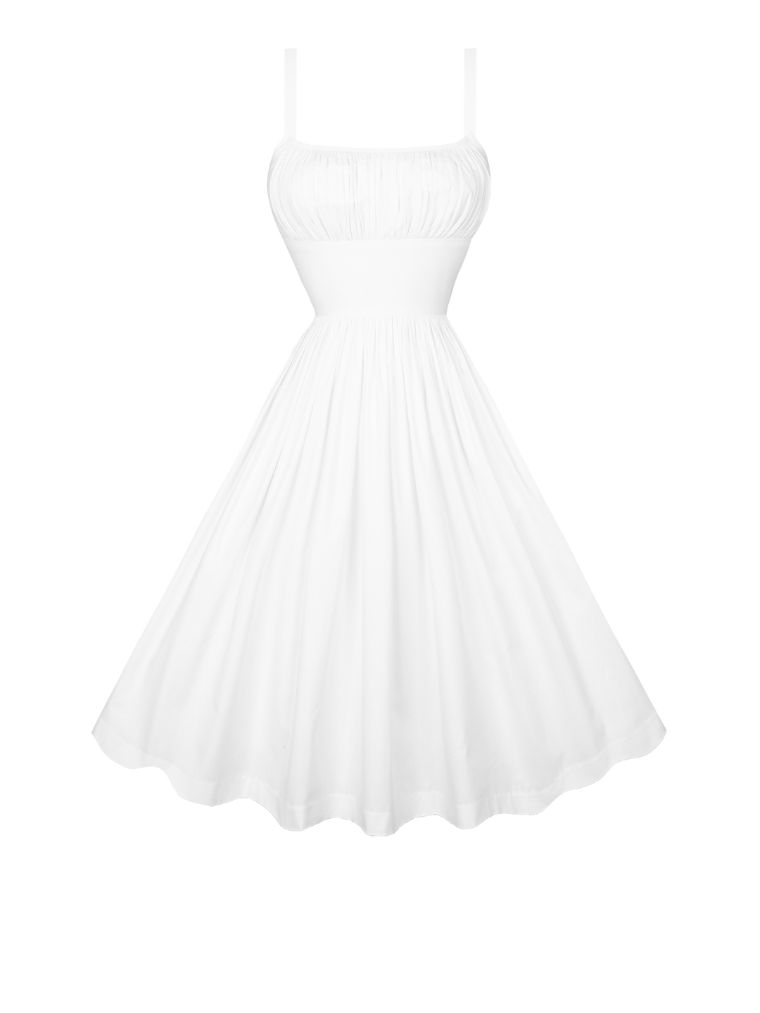 RTS - Grace Dress in White Cotton