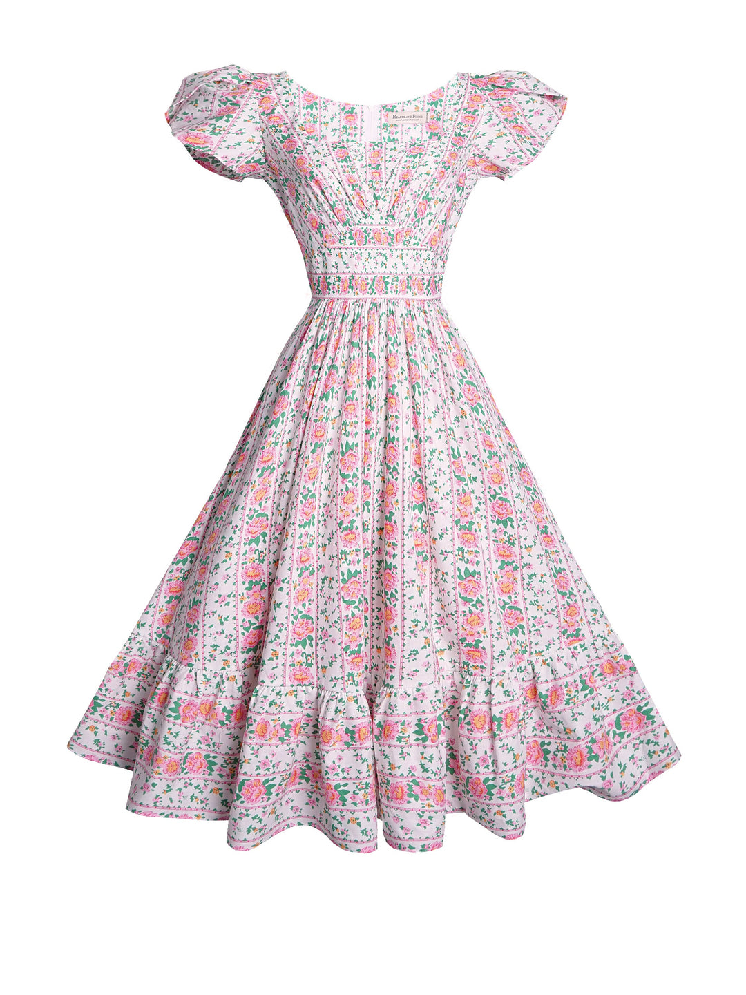 MTO - Ava Dress Pink "Country Cottage Floral"