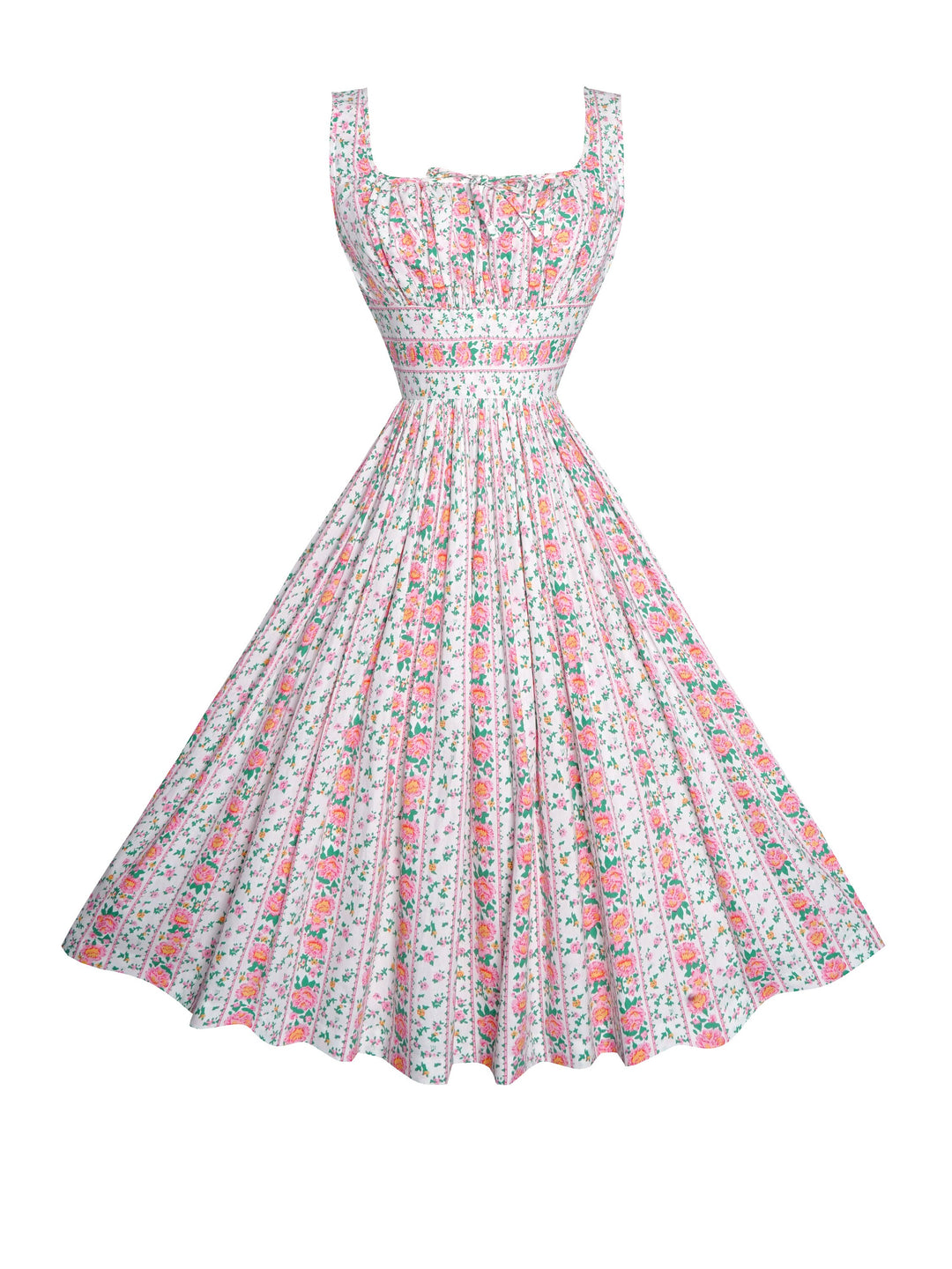 MTO - Michelle Dress Pink "Country Cottage Floral"