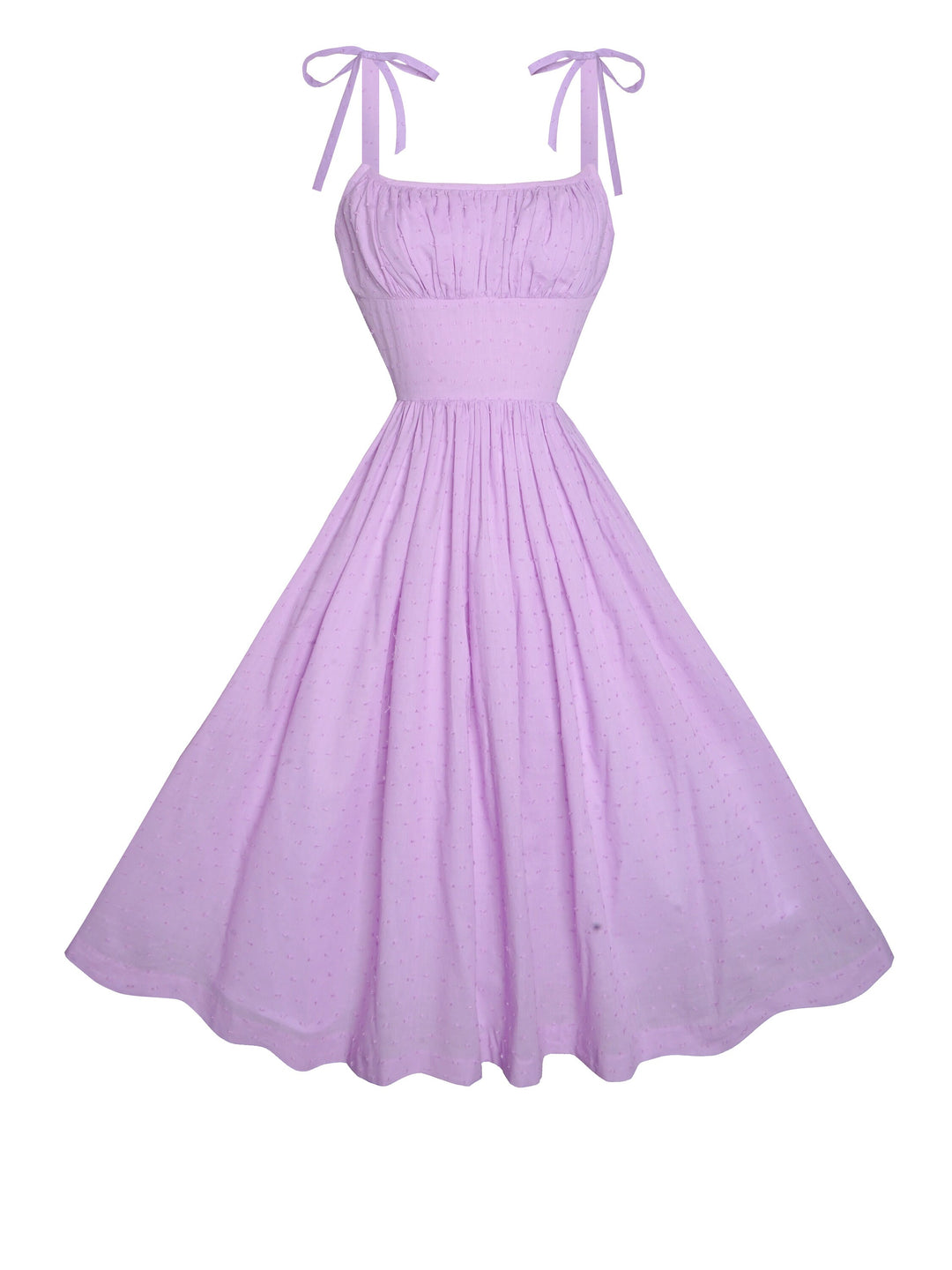 MTO - Kelly Dress Lavender "Dotted Swiss"