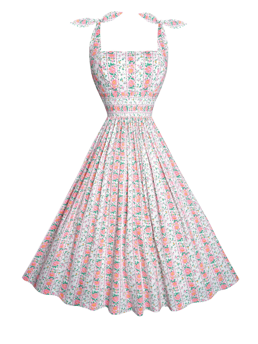 MTO - Gilda Dress Pink "Country Cottage Floral"