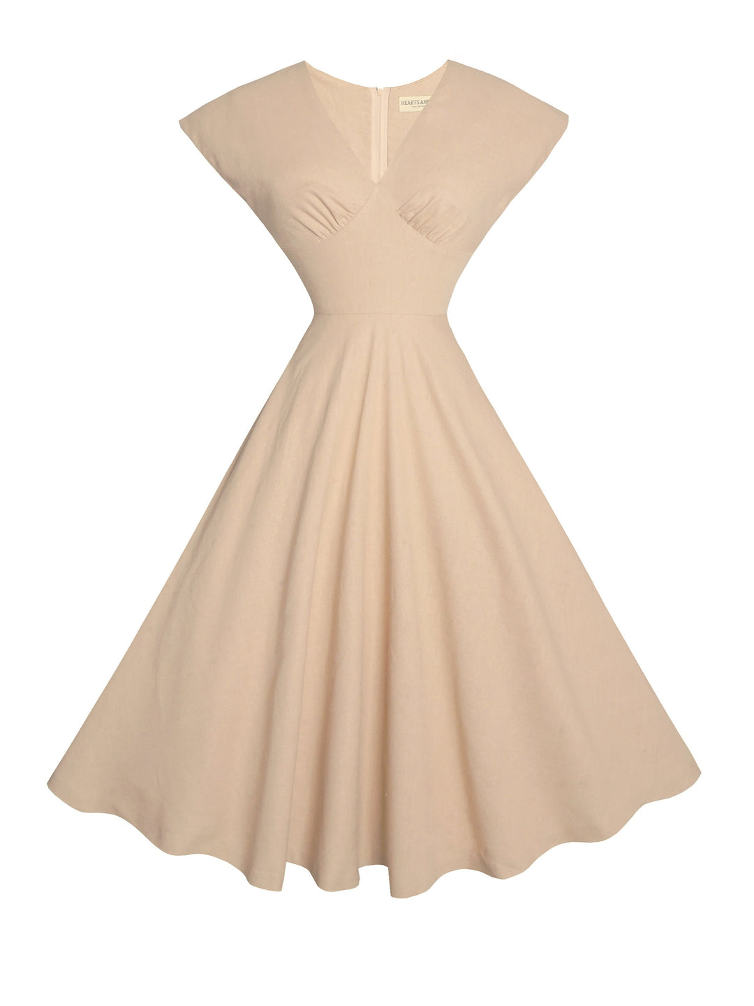 MTO - Kennedy Dress in Sand Dollar Linen