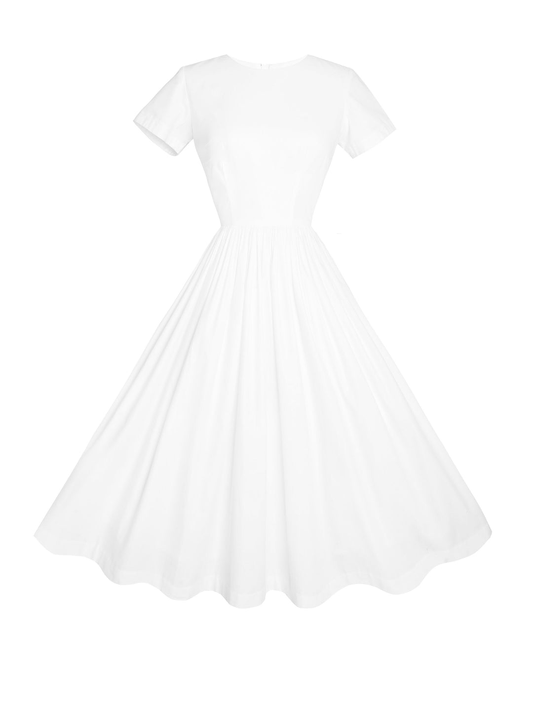 RTS - Size S - Dorothy Dress in White Cotton