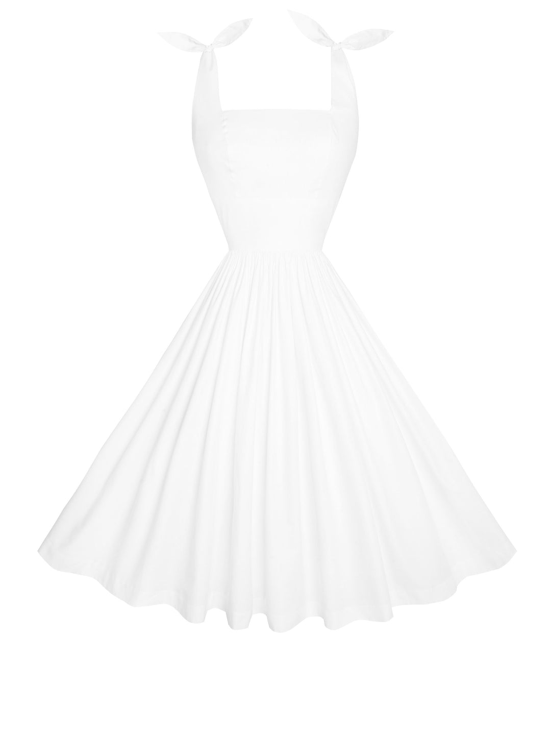 RTS - Size S - Gilda Dress in White Cotton