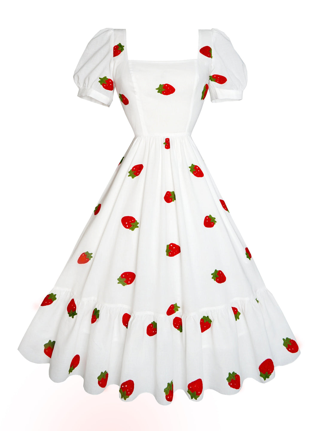 MTO - Isadora Dress "Strawberry Delight"