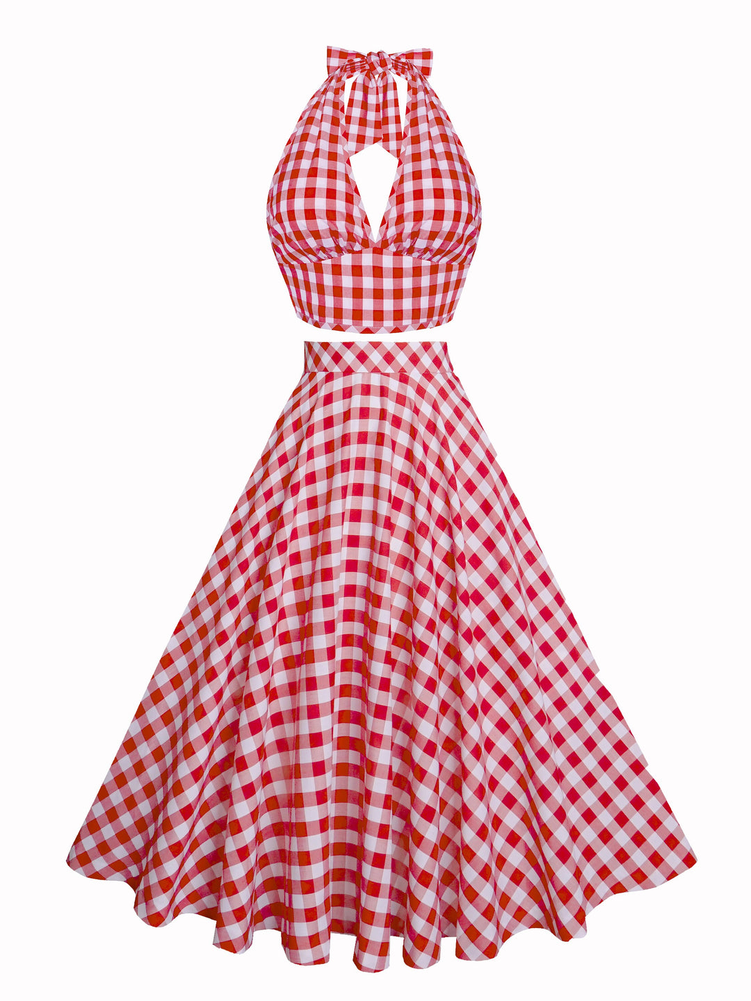 MTO - Ginger Lindy Set Red Gingham - Large Checks