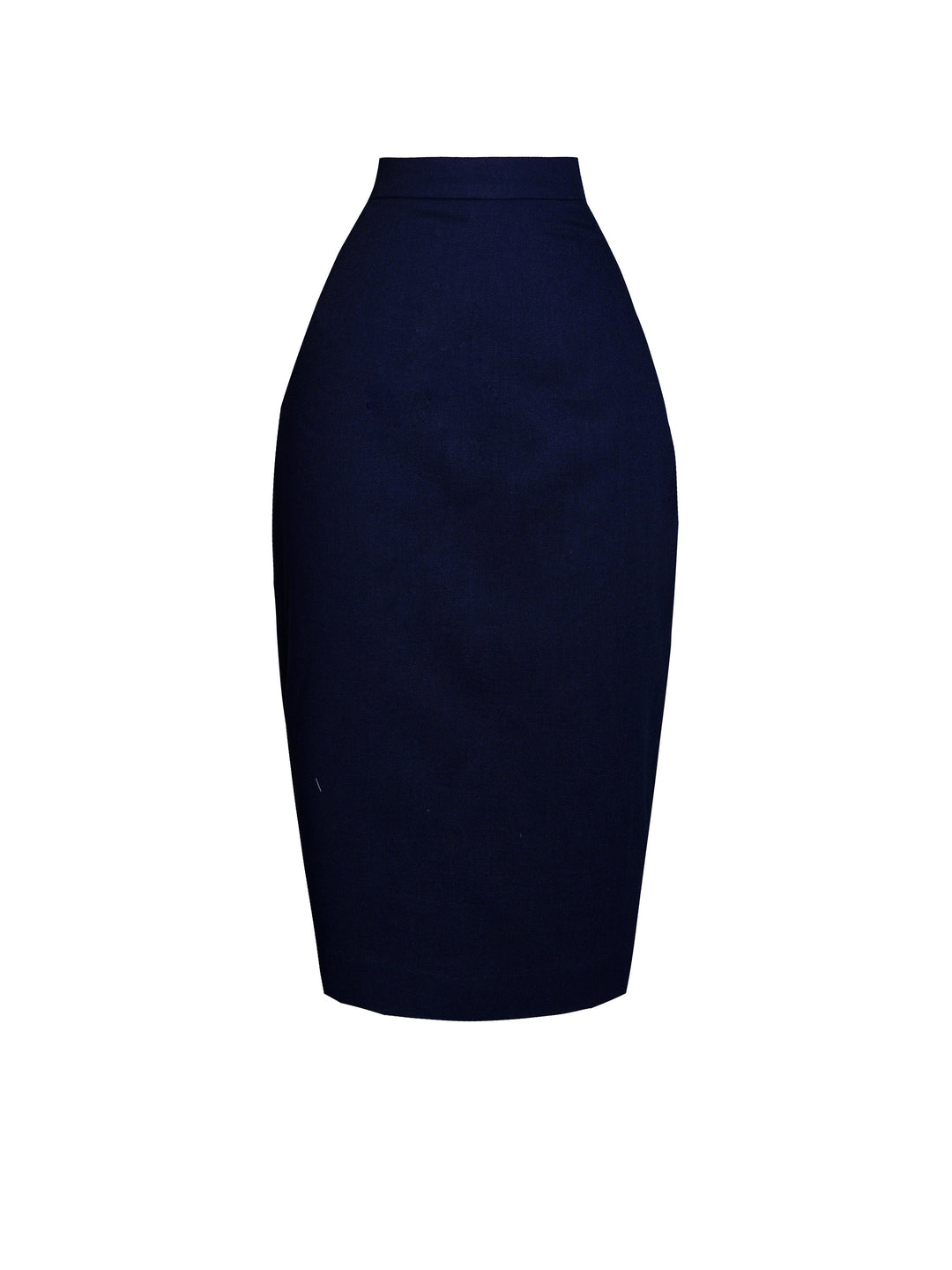 MTO - Denham Skirt in Indigo Blue Linen