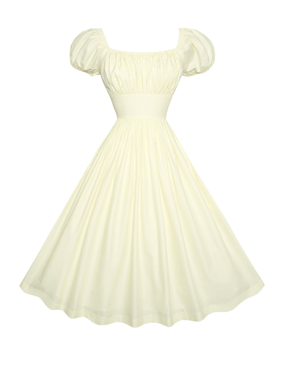 MTO - Loretta Dress in Cream Cotton