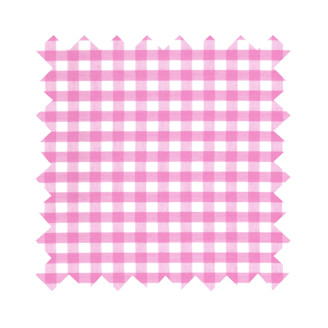 Fabric Light Pink Gingham - Medium Checks - By the Yard