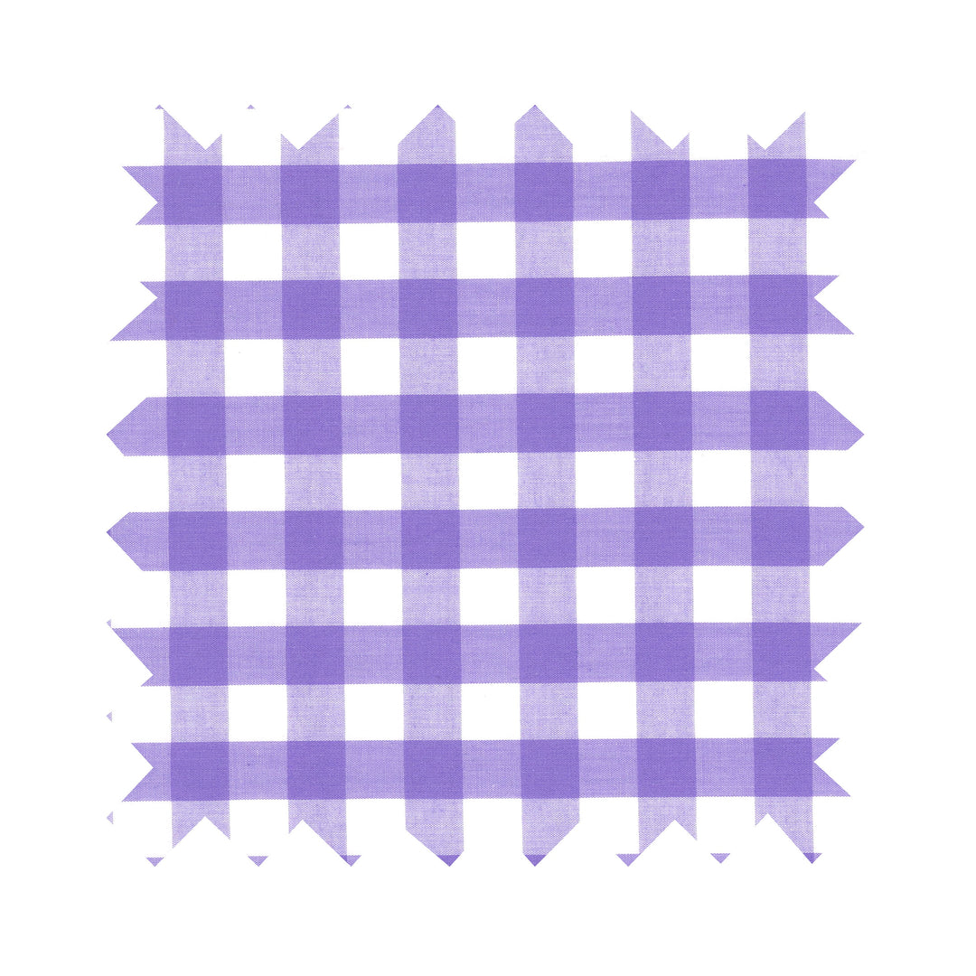 Fabric Lavender Purple Gingham - Large Checks - By the Yard