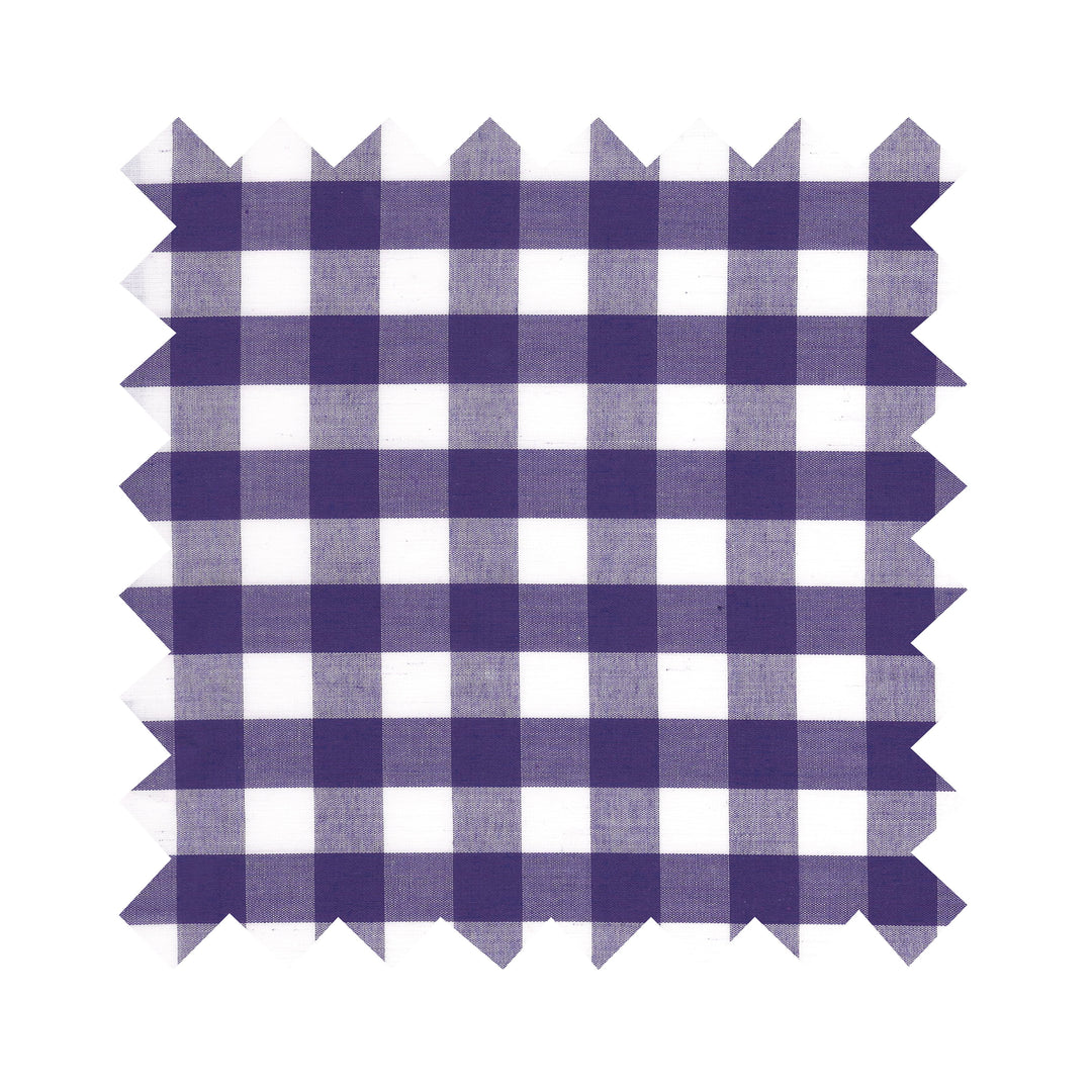 Fabric Violet Purple Gingham - Large Checks - By the Yard