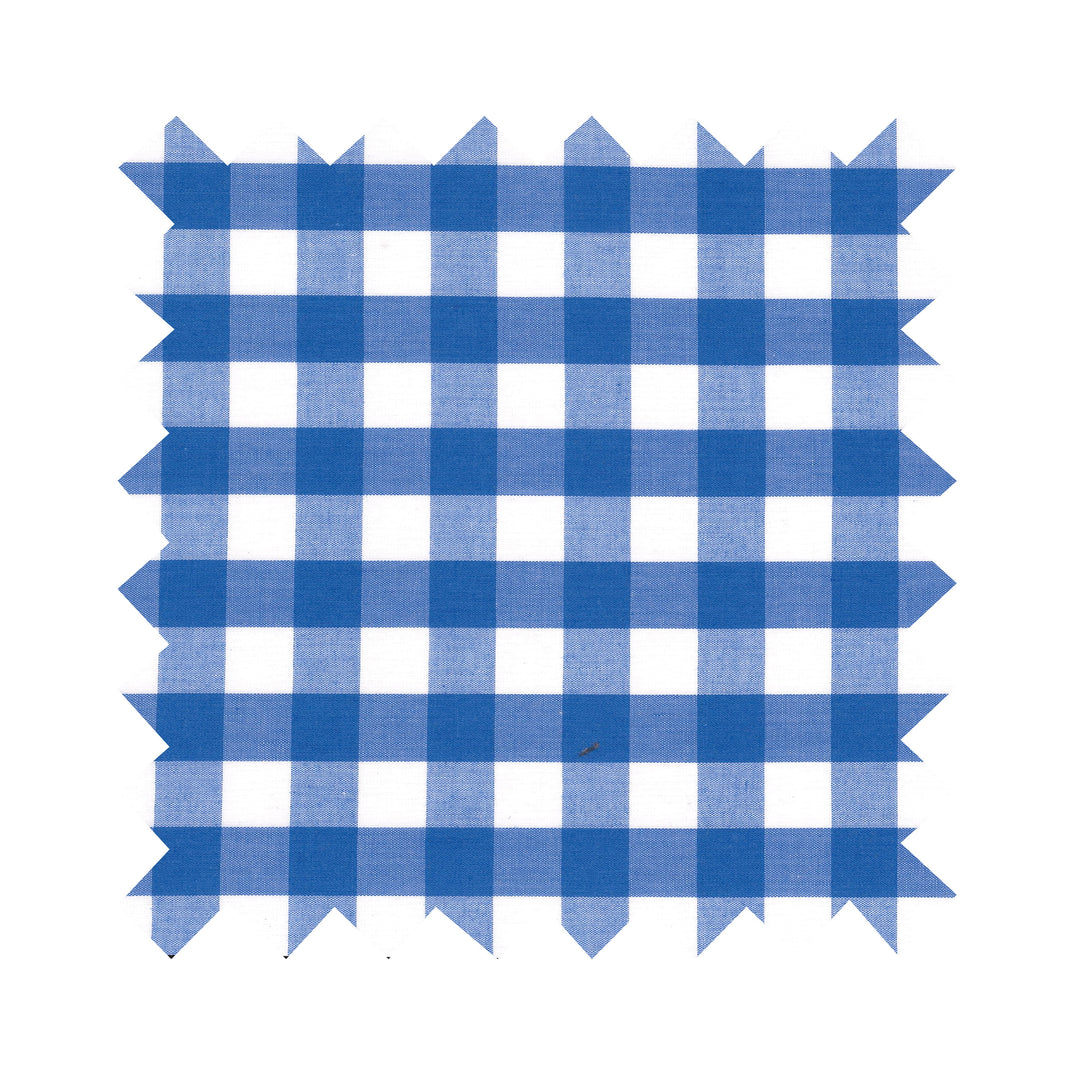 Fabric Morocco Blues Gingham - Large Checks - By the Yard