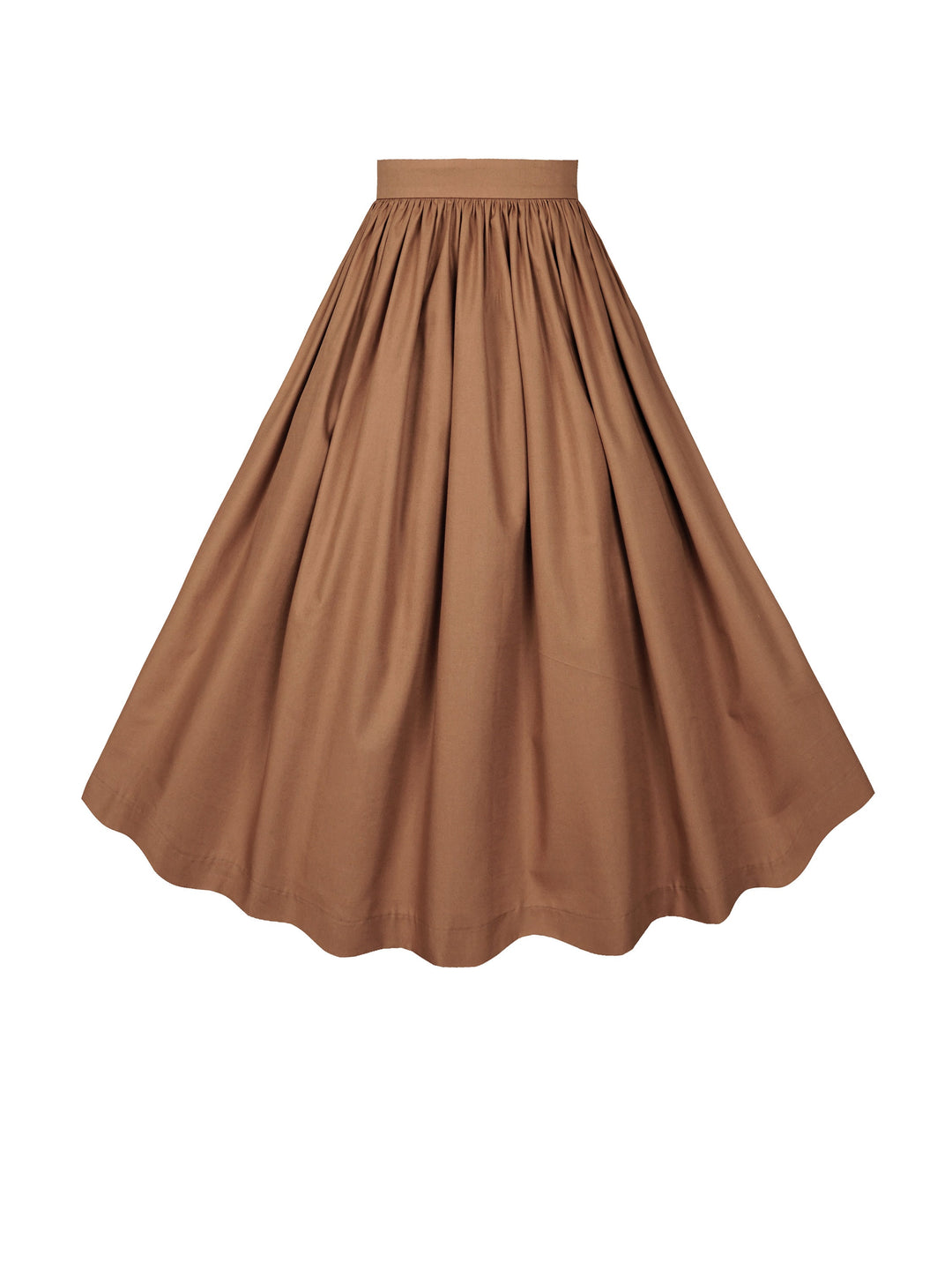 MTO - Lola Skirt in in Chocolate Brown Cotton